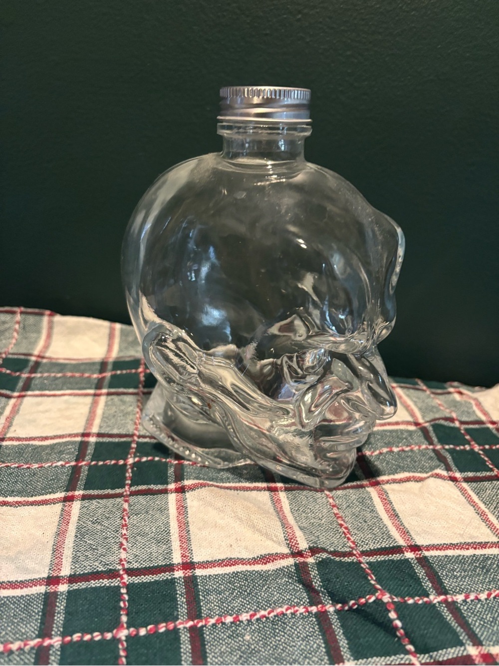 Clear Glass Demon Bottle - Decorative Glass Decanter